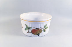 Royal Worcester - Evesham - Gold Edge - Souffle Dish - 5 5/8" - The China Village