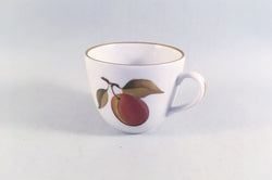 Royal Worcester - Evesham - Gold Edge - Coffee Cup - 2 3/4 x 2 1/4" (Red Plum & Blackberries) - The China Village