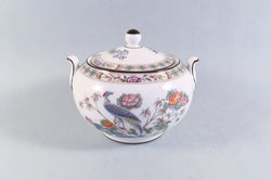 Wedgwood - Kutani Crane - Brown Edge - Sugar Bowl - Lidded - The China Village