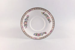 Wedgwood - Kutani Crane - Brown Edge - Coffee Saucer - 4 7/8" - The China Village