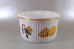 Royal Worcester - Evesham - Gold Edge - Souffle Dish - 6" (Lemons & Blackcurrants) - The China Village