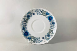 Wedgwood - Clementine - Plain Edge - Breakfast Saucer - 6 1/2" - The China Village