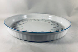 Royal Worcester - Forget Me Not - Flan Dish - 10 3/4" - The China Village