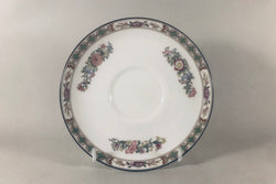 Wedgwood - Kutani Crane - Brown Edge - Soup Cup Saucer - 6 1/4" - The China Village