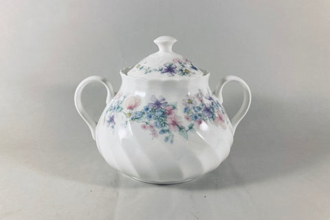 Wedgwood - Angela - Fluted Edge - Sugar Bowl - Lidded - The China Village