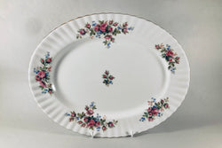 Royal Albert - Moss Rose - Oval Platter - 13" - The China Village