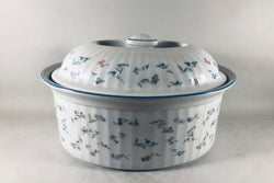Royal Worcester - Forget Me Not - Casserole Dish - 3 1/2pt - The China Village