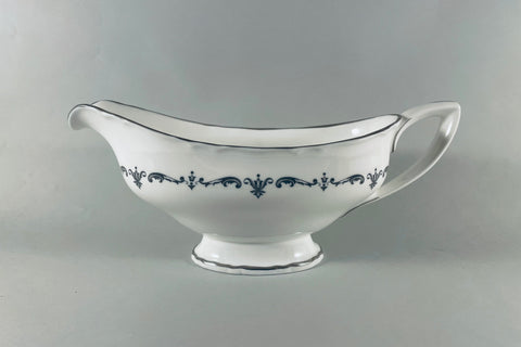 Royal Worcester - Silver Chantilly - Sauce Boat - The China Village