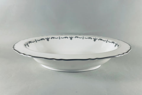 Royal Worcester - Silver Chantilly - Vegetable Dish - 10 1/2" - The China Village