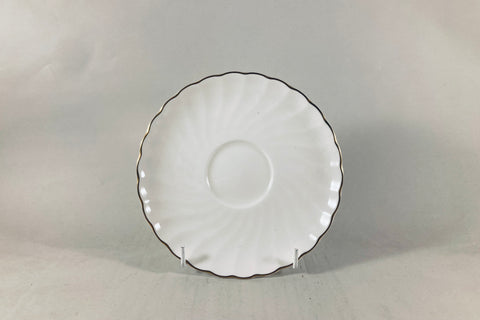 Wedgwood - Gold Chelsea - Breakfast / Soup Cup Saucer - 6 1/8" - The China Village