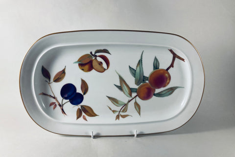 Royal Worcester - Evesham - Gold Edge - Sandwich Tray - 13 1/4" - The China Village