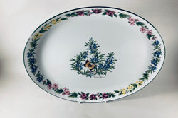 Royal Worcester - Worcester Herbs - Oval Platter - 15" - The China Village