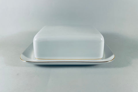 Thomas - Medaillon - Thin Gold Band - Butter Dish - The China Village