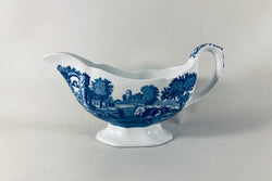Spode - Italian - Blue (New Backstamp) - Sauce Boat - The China Village