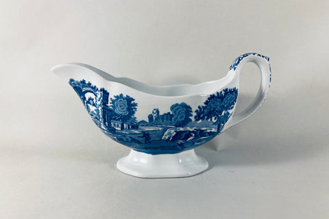 Spode - Italian - Blue (New Backstamp) - Sauce Boat - The China Village