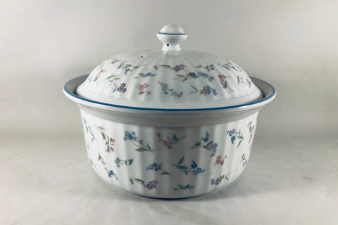 Royal Worcester - Forget Me Not - Casserole Dish - 2pt - The China Village