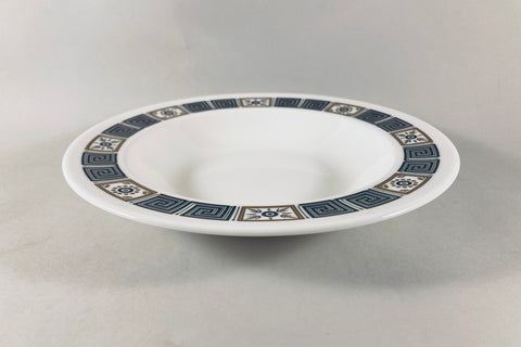 Wedgwood - Asia - Black - Rimmed Bowl - 8" - The China Village