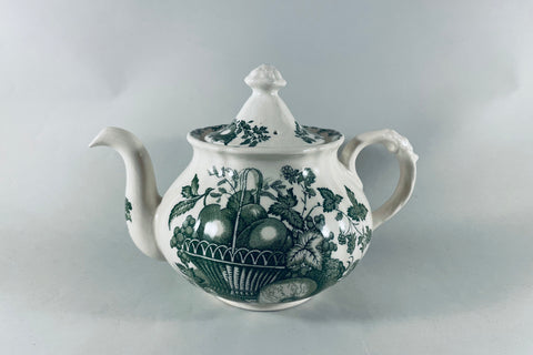 Mason's - Fruit Basket - Green - Teapot - 1 1/4pt - The China Village