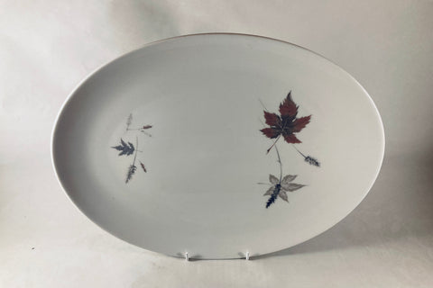 Royal Doulton - Tumbling Leaves - Oval Platter - 16" - The China Village