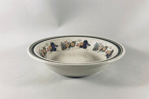 Royal Doulton - Harvest Garland - Thick Line - Rimmed Bowl - 7 3/4" - The China Village