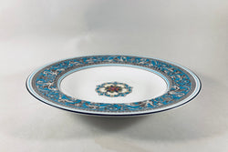 Wedgwood - Florentine - Turquoise - Rimmed Bowl - 9" - The China Village