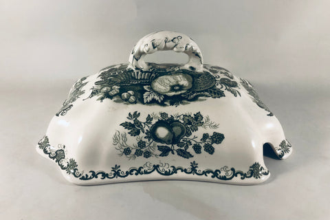 Mason's - Fruit Basket - Green - Soup Tureen (Lid Only) - The China Village