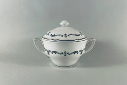 Royal Worcester - Silver Chantilly - Sugar Bowl - Lidded - The China Village