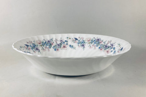 Wedgwood - Angela - Fluted Edge - Vegetable Dish - 10" - The China Village