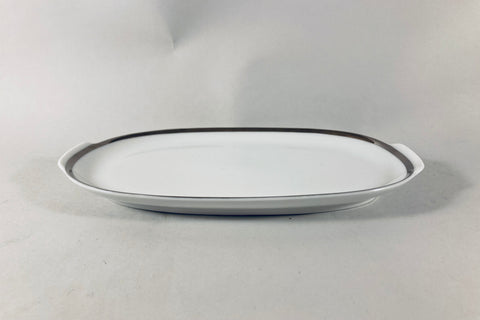 Thomas - Medaillon - Thick Silver Band - Dish - 7 7/8" - The China Village