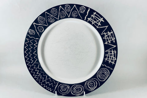 Habitat - Scraffito - Dinner Plate - 11" - The China Village