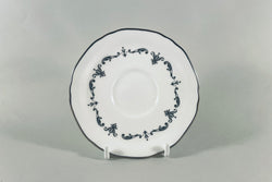 Royal Worcester - Silver Chantilly - Coffee Saucer - 4 3/4" - The China Village