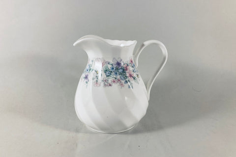 Wedgwood - Angela - Fluted Edge - Milk Jug - 1/2pt - The China Village