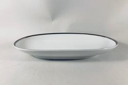 Thomas - Medaillon - Thick Silver Band - Dish - 9 3/4" - The China Village