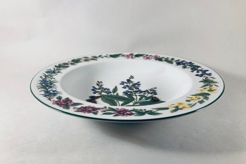 Royal Worcester - Worcester Herbs - Rimmed Bowl - 10 1/2" - The China Village