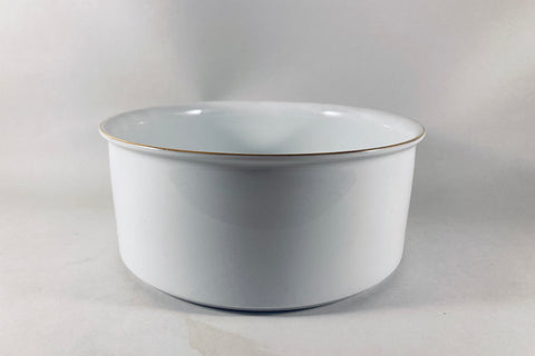 Thomas - Medaillon - Thin Gold Band - Serving Bowl - 7 5/8" - The China Village
