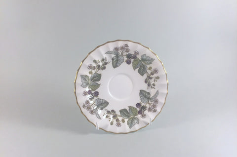 Royal Worcester - Lavinia - White - Tea Saucer - 5 7/8" - The China Village