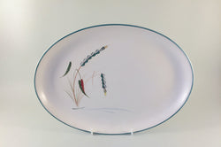 Denby - Greenwheat - Oval Platter - 12 1/2" - The China Village