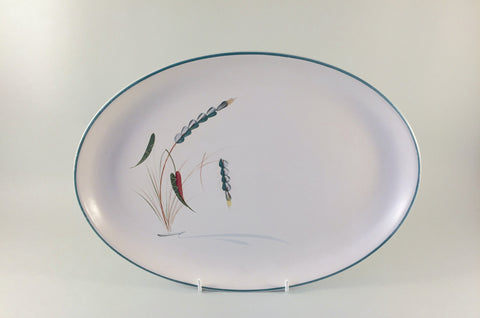 Denby - Greenwheat - Oval Platter - 12 1/2" - The China Village