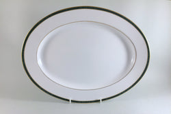 Boots - Hanover Green - Oval Platter - 13 5/8" - The China Village