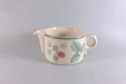 Wedgwood - Raspberry Cane - Granada Shape - Gravy Jug - The China Village