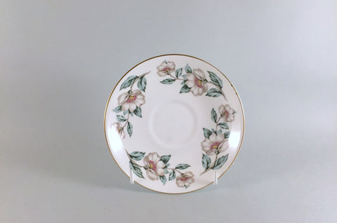 Crown Staffordshire - Christmas Roses - Tea Saucer - 5 5/8" - The China Village