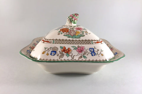 Spode - Chinese Rose - Old Backstamp - Vegetable Tureen - The China Village