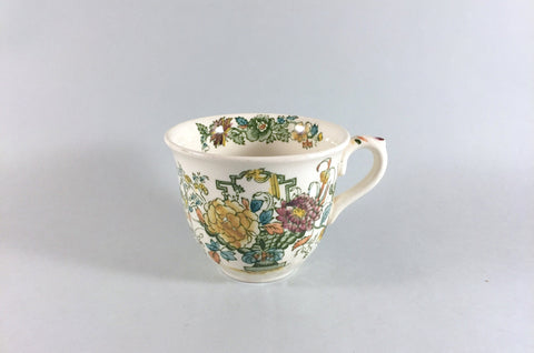 Mason's - Strathmore - Green & Yellow - Teacup - 3 1/2" x 2 3/4" - Pattern On Handle - The China Village