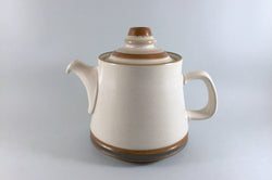 Denby - Potters Wheel - Tan Centre - Teapot - 2 1/4pt - The China Village