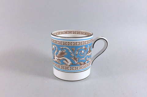 Wedgwood - Florentine - Turquoise - Coffee Can - 2 1/4" x 2 1/4" - The China Village