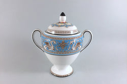 Wedgwood - Florentine - Turquoise - Lidded Sugar Bowl - The China Village