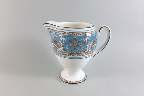 Wedgwood - Florentine - Turquoise - Cream Jug - 1/4pt - The China Village