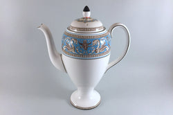 Wedgwood - Florentine - Turquoise - Coffee Pot - 2pt - The China Village