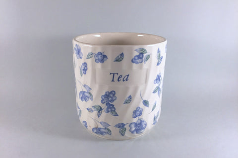 BHS - Bristol Blue - Storage Jar (Tea) - 5 3/8 x 5 1/2" - The China Village