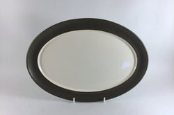 Denby - Chevron - Oval Platter - 12 1/2" - The China Village